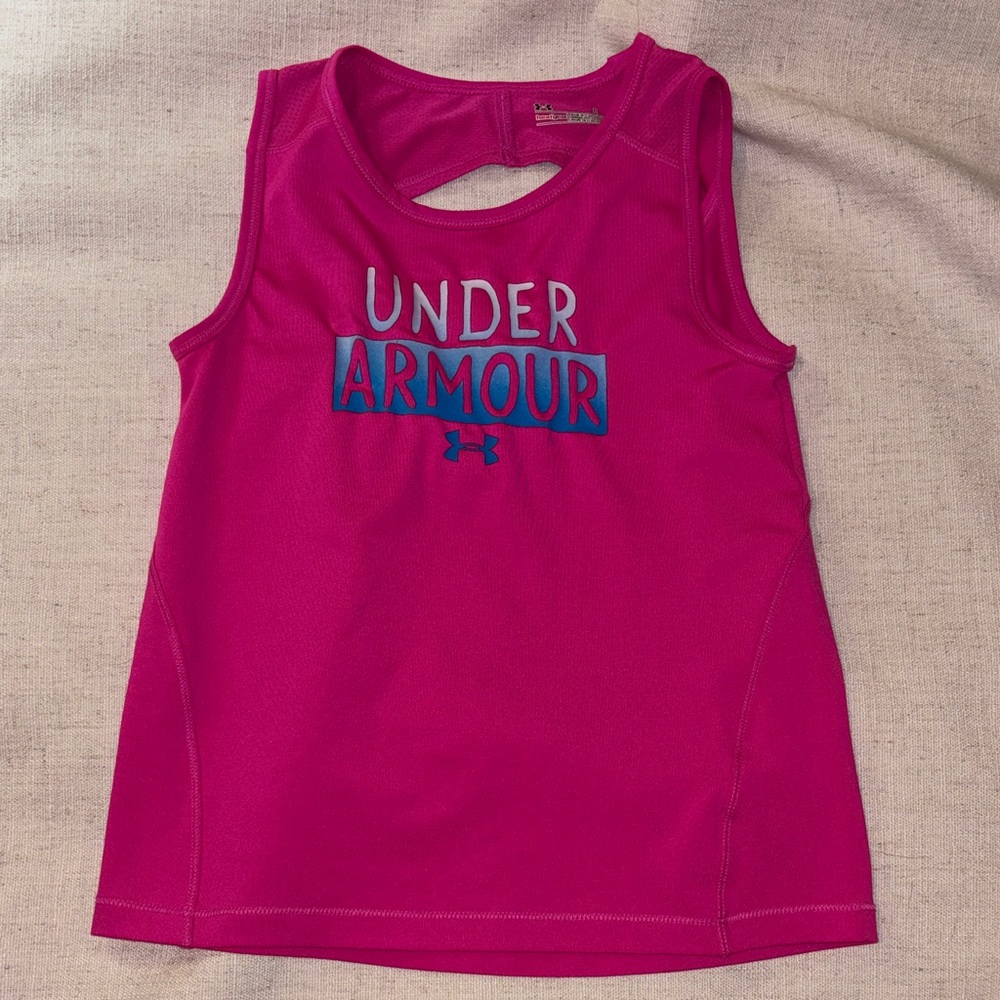 Under Armour Fuchsia Sleeveless Top